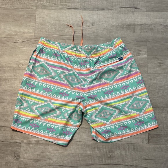 Chubbies Aztec Pattern Swim Trunks - Picture 2 of 7